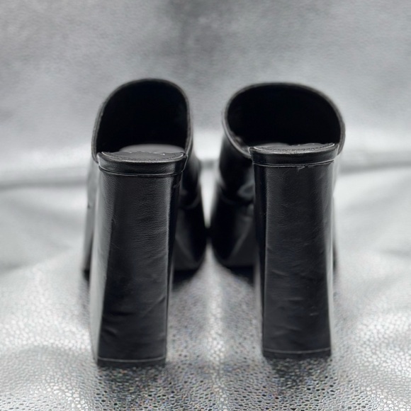 Zara Black Platform Heels for Women - Picture 3 of 3